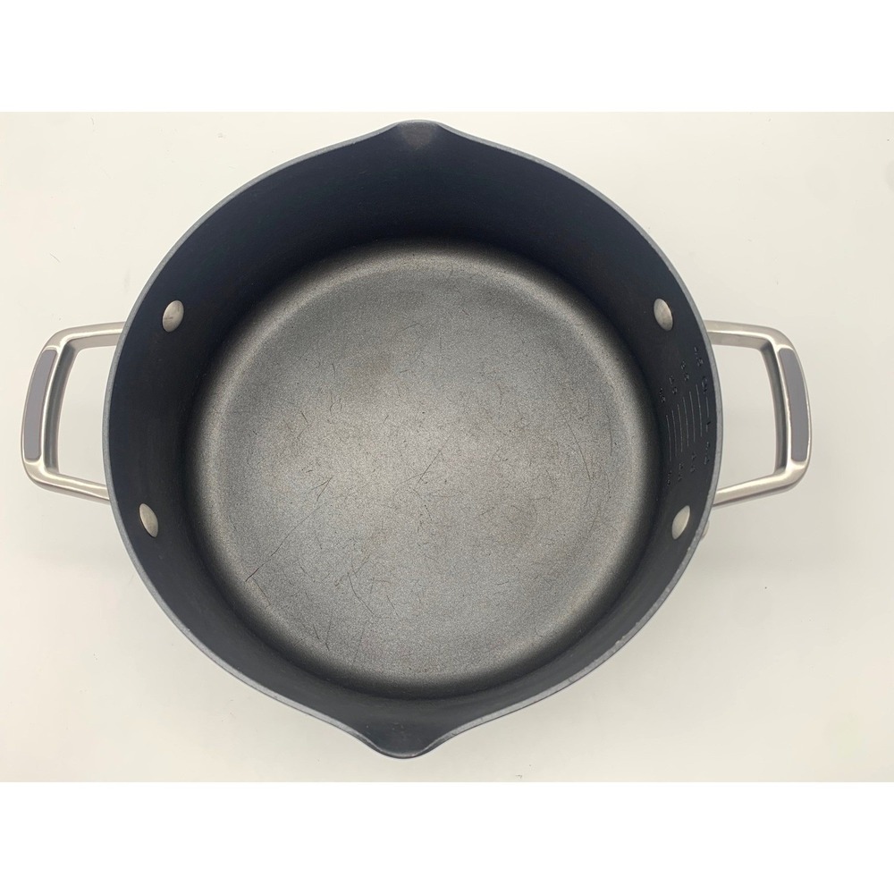 Calphalon Hard Anodized Dutch Oven 5 Qt 8785 with Glass Straining Lid Nonstick - Picture 6 of 11